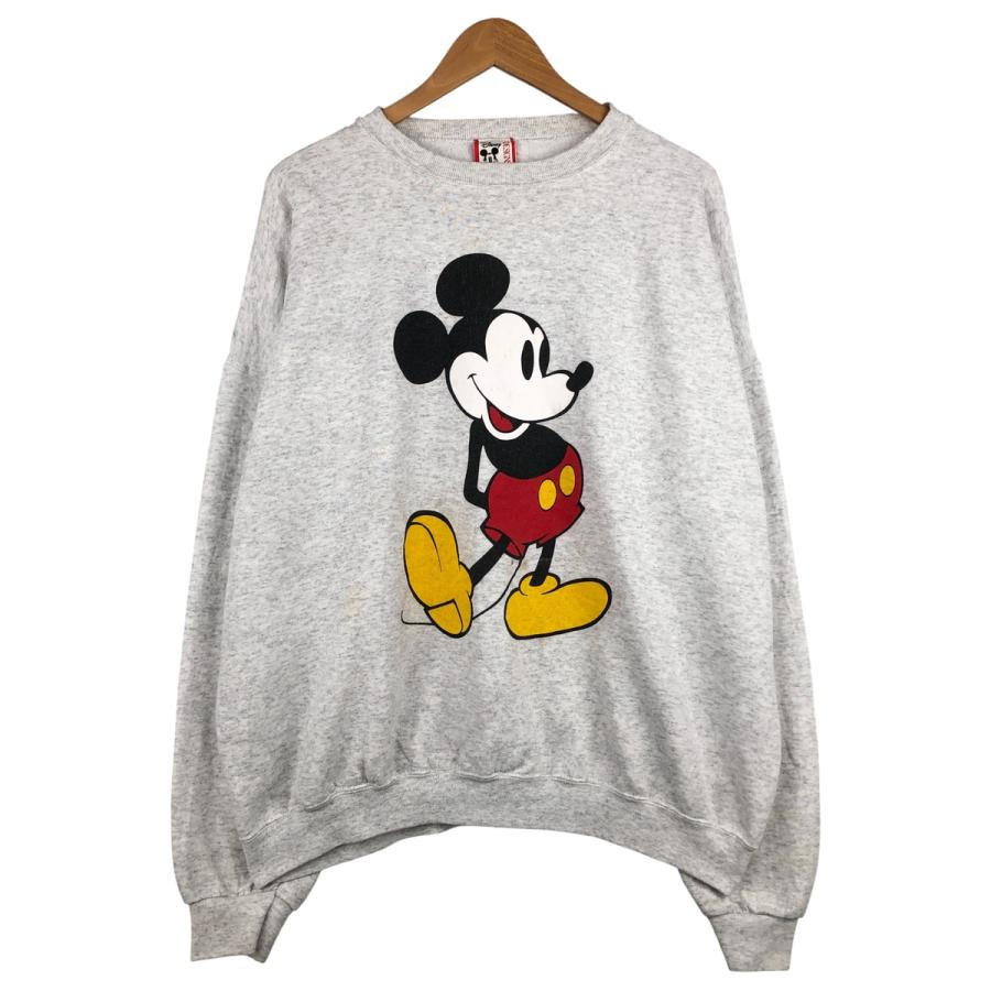 古着 90年代 ディズニー ミッキーマウス キャラクタースウェットシャツ