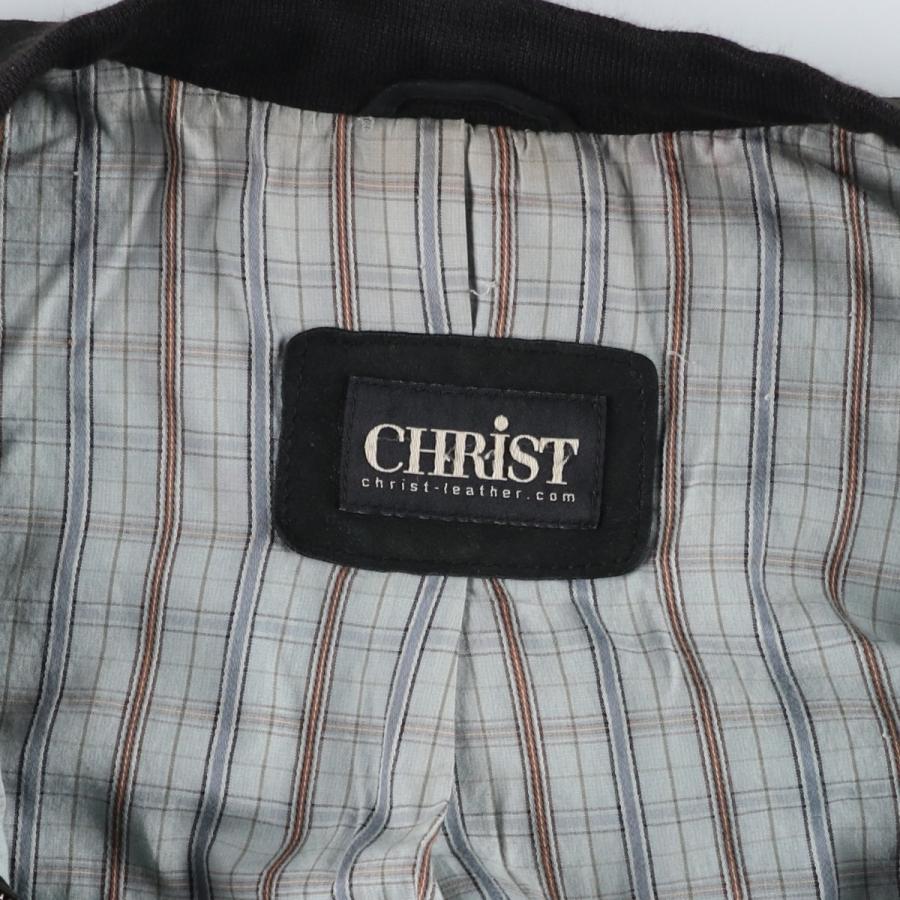 古着 CHRIST スエードレザーブルゾン メンズXL相当 /eaa605368 : 古着