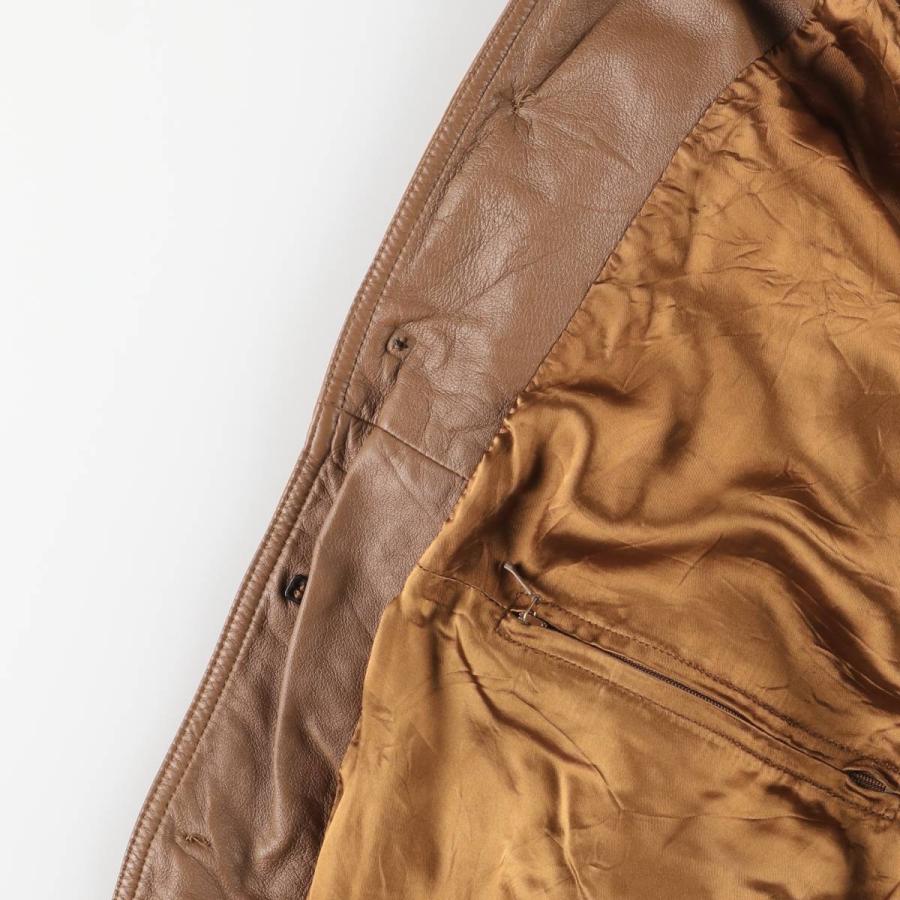 古着 バルスタージャケット スエードレザーブルゾン メンズXL相当