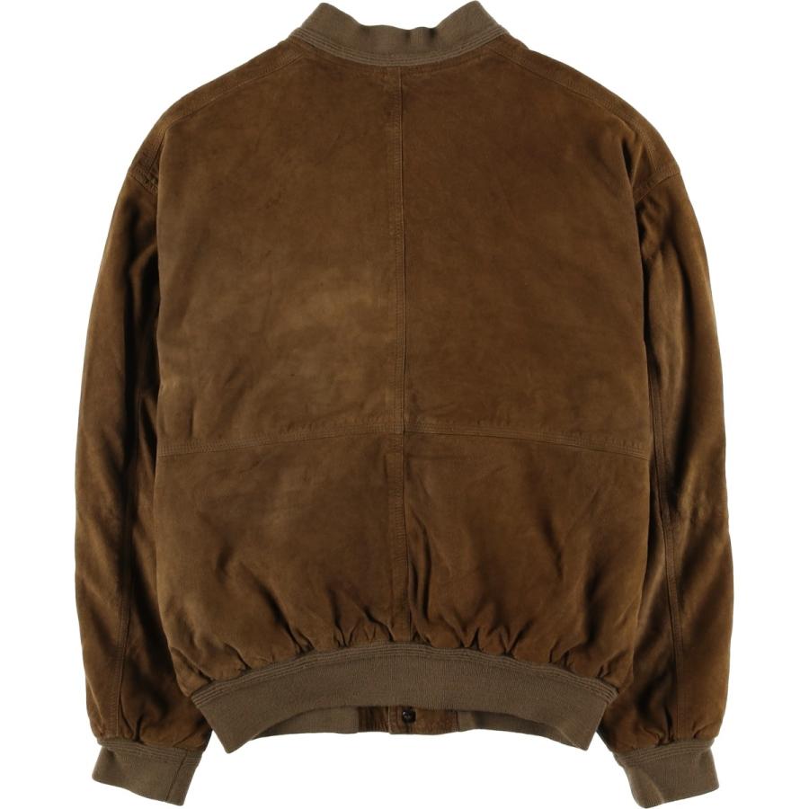 古着 スエードレザーブルゾン メンズL相当 /eaa605383 : 古着屋JAM