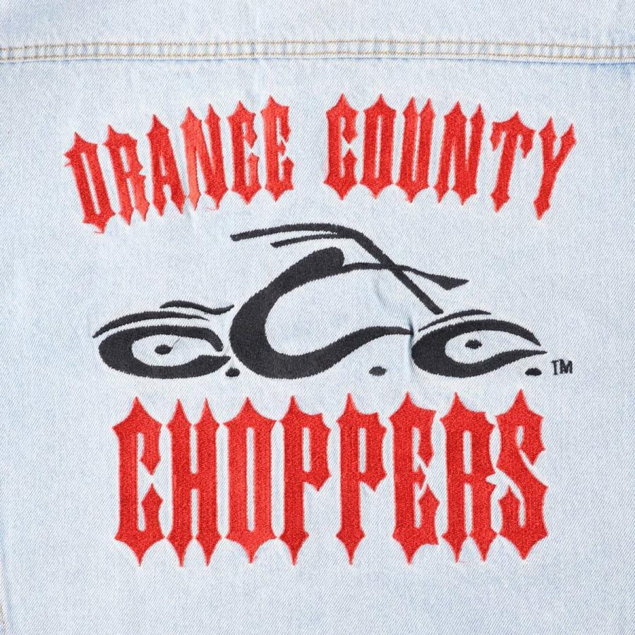 古着 ~00年代 ORANGE COUNTY CHOPPERS デニムジャケット Gジャン メンズL相当/eaa605387 古着 ~00年代 ORANGE COUNTY CHOPPERS デニムジャケット Gジャン