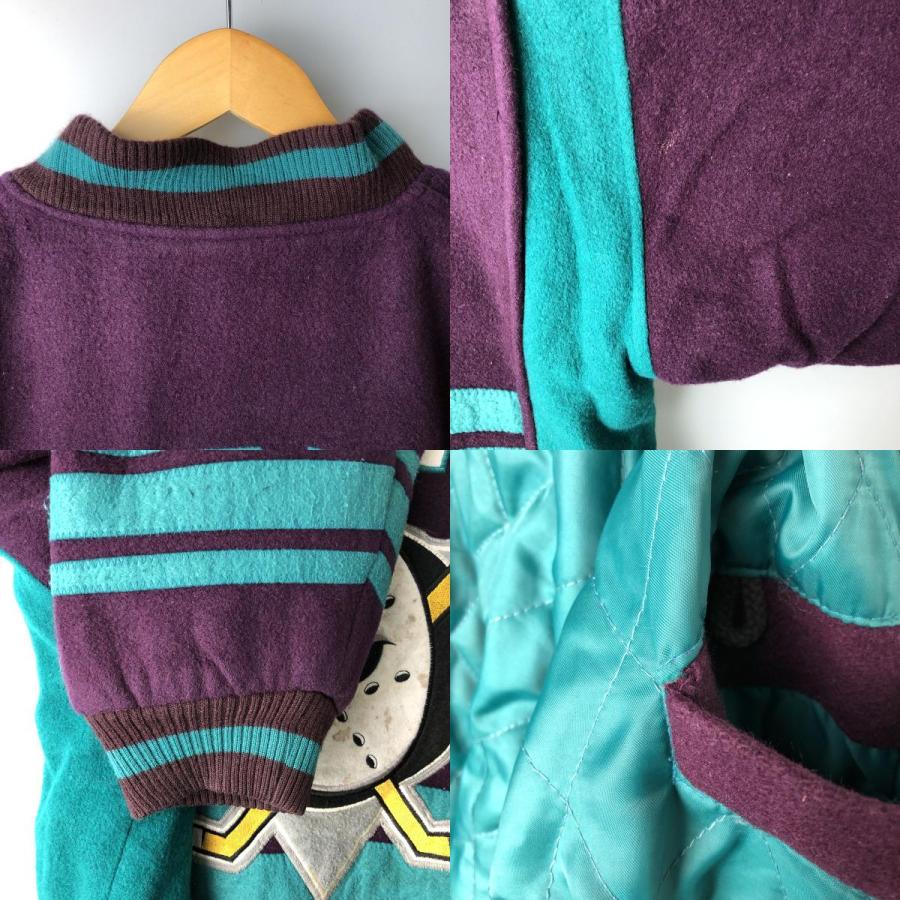 古着 90年代 CAMPRI NUTMEG NHL アナハイムマイティ ダックス 中綿入り