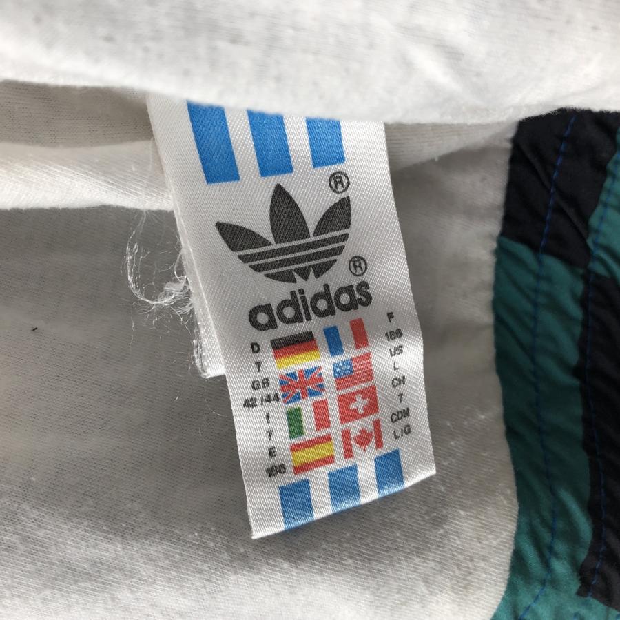 adidas（アディダス） 古着 80年代 総柄 ウインドブレーカー メンズL
