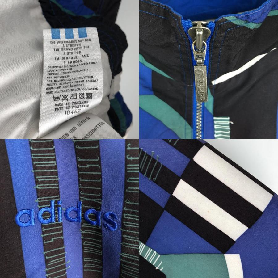 古着 80年代 アディダス  総柄 ウインドブレーカー メンズL相当 ヴィンテージ/eaa605571 adidas（アディダス） 古着 80年代 総柄 ウインドブレーカー メンズL