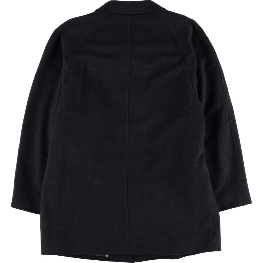 90s Burberry's ウール ハーフコート ブラック BURBERRY（バーバリー