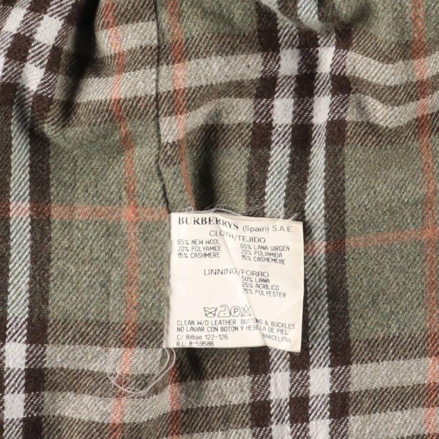 BURBERRY（バーバリー） 古着 Burberry's カシミア混 ウールハーフ
