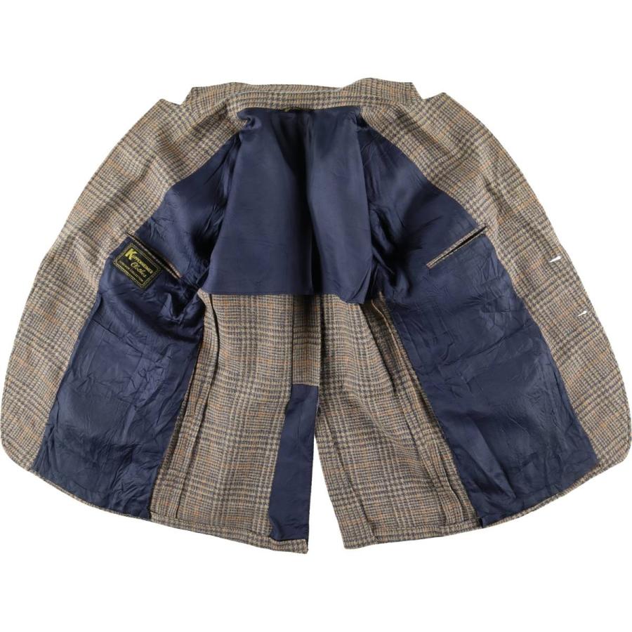 古着 Kuppenheimer チェック柄 千鳥格子柄 ウールテーラードジャケット