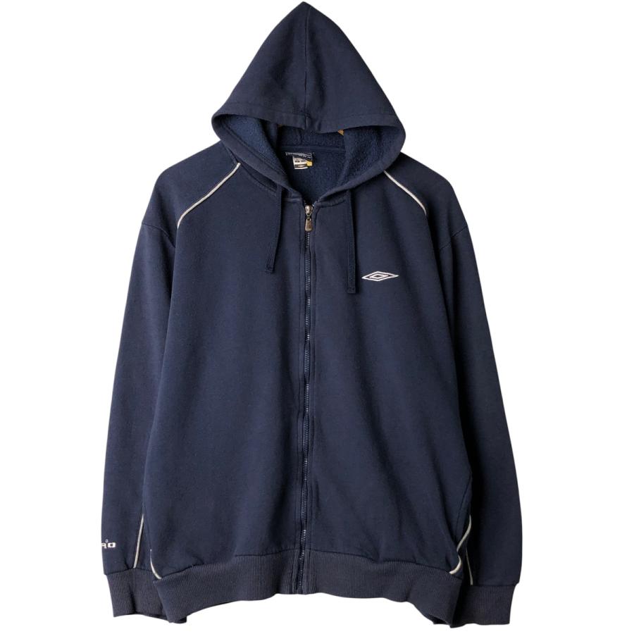 古着 アンブロ UMBRO スウェットフルジップパーカー メンズXL相当/eaa605608 umbro（アンブロ） 古着 スウェットフルジップパーカー メンズXL相当
