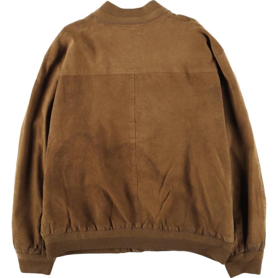 古着 GALLOTTI UNICUIR スエードレザーブルゾン バルスタージャケット