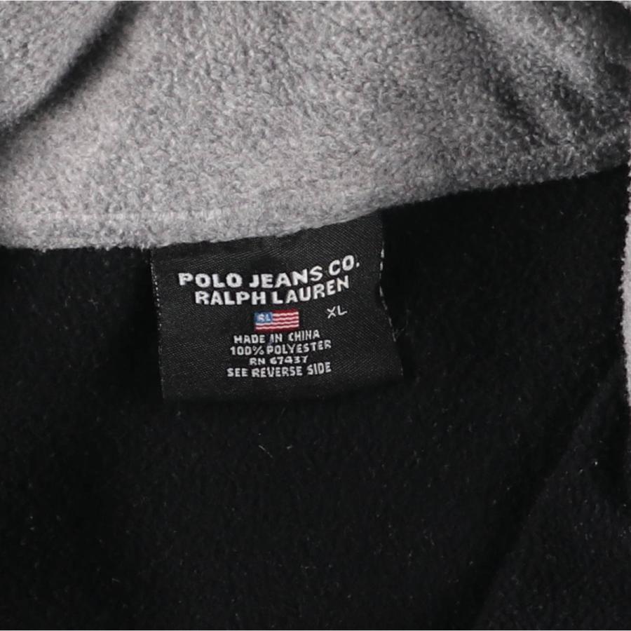 古着 ラルフローレン Ralph Lauren POLO JEANS COMPANY ハーフジップ フリースプルオーバー メンズXL相当/eaa605701 古着 ラルフローレン Ralph Lauren POLO JEANS COMPANY ハーフジップ