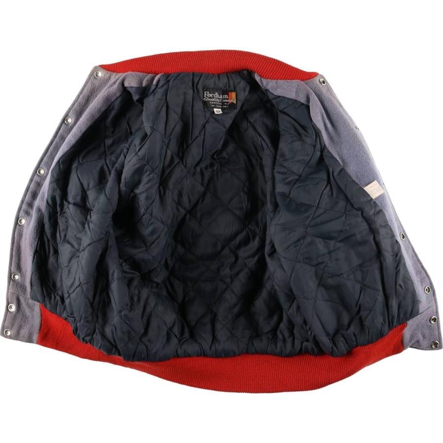 ヴィンテージ レザー スタジャン ブルゾン ジャケット ボアロゴ 中綿 防寒古着 ヴィンテージ レザー スタジャン ブルゾン ジャケット ボアロゴ 中綿