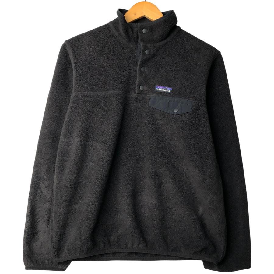00's Patagonia SYNCHILLA シンチラスナップT ブラック patagonia（パタゴニア） 古着 Patagonia SYNCHILLA シンチラ スナップ