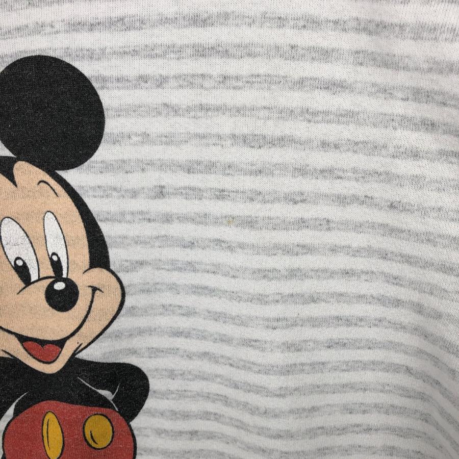 古着 90年代 ディズニーミッキーマウス ボーダー柄 キャラクター