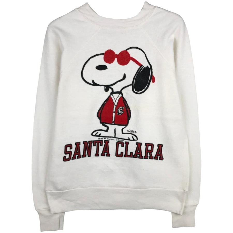 古着 70~80年代 SNOOPY スヌーピー キャラクタースウェットシャツ 