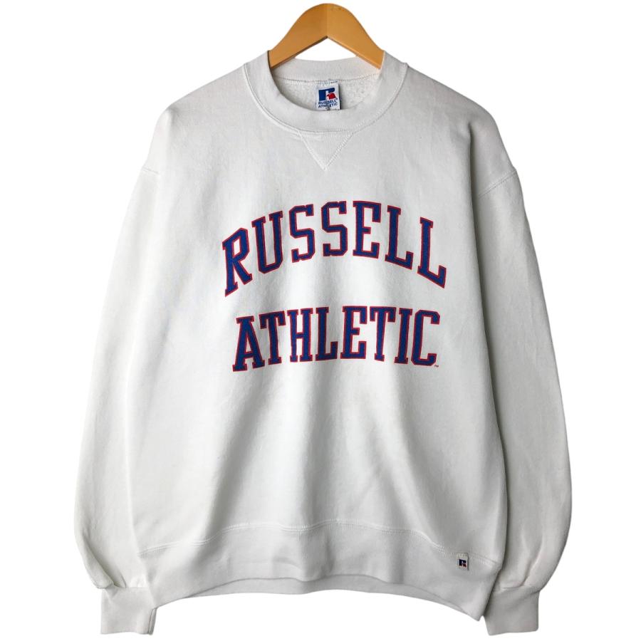 古着 90年代 ラッセル Russell ATHLETIC プリントスウェットシャツ
