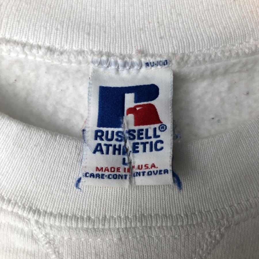 古着 90年代 ラッセル Russell ATHLETIC プリントスウェットシャツ