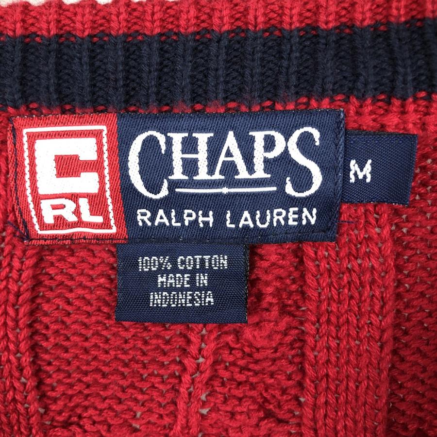 古着 ラルフローレン Ralph Lauren CHAPS チャップス ケーブル編み