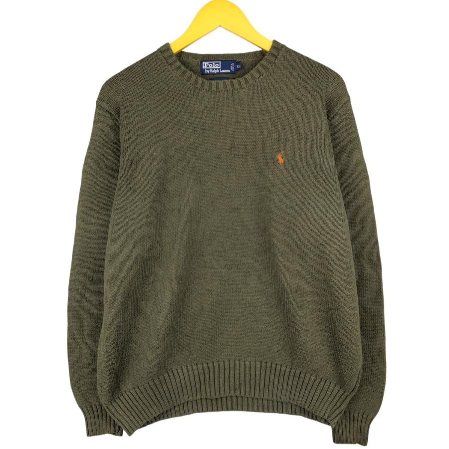 古着 ラルフローレン Ralph Lauren POLO by コットンニットセーター