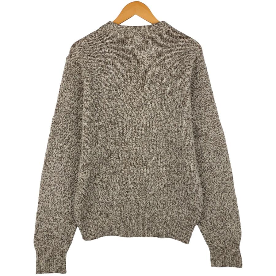 80s-90s LLBean ウール　ドライバーズニット　ダークブラウン　L相当 80s-90s LLBean ウール ドライバーズニット ダークブラウン L相当 80s