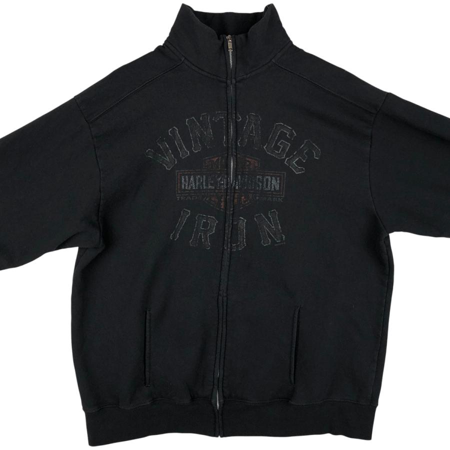 古着 ハーレーダビッドソン Harley-Davidson ハイネック フルジップ