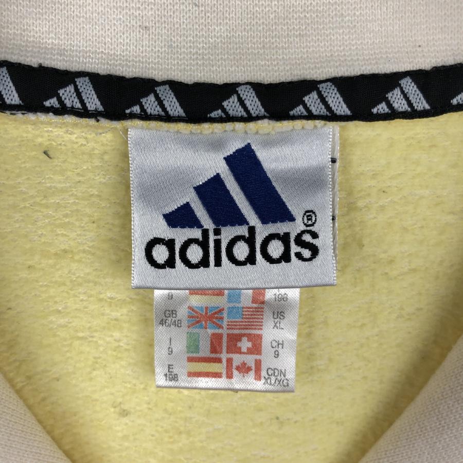 古着 90年代 アディダス  ハーフジップスウェットシャツ トレーナー メンズXL相当 ヴィンテージ/eaa606041 adidas（アディダス） 古着 90年代 ハーフジップスウェットシャツ