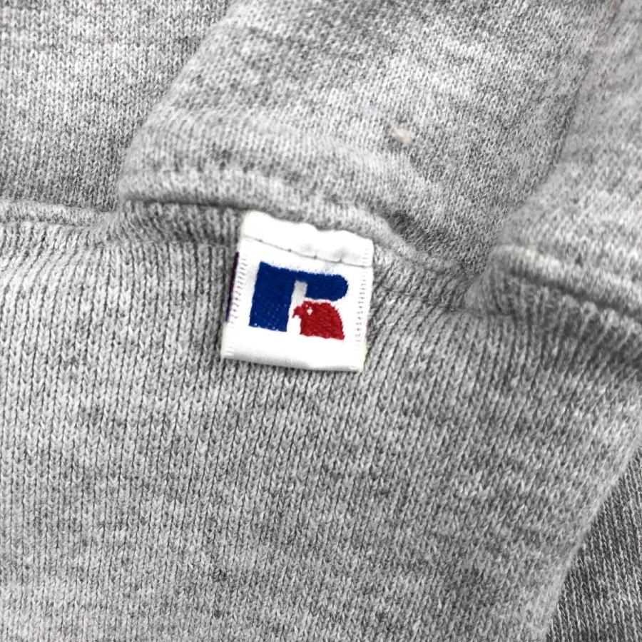古着 90年代 ラッセル Russell ハーフジップスウェットシャツ