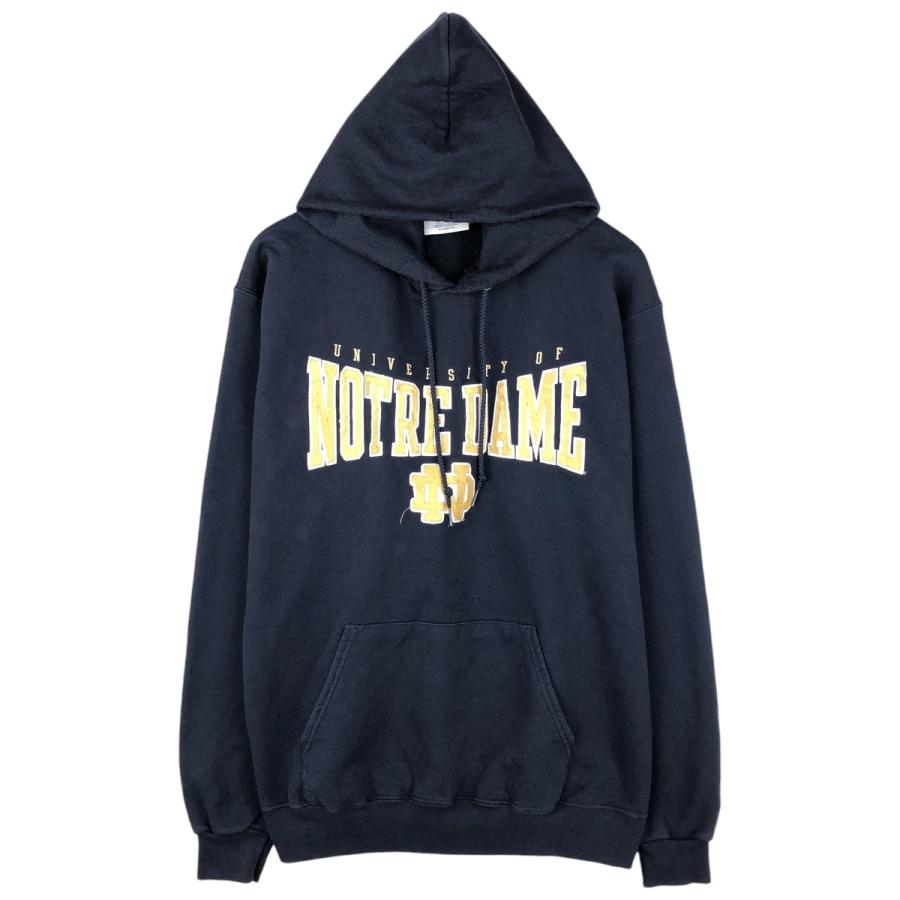 古着 チャンピオン Champion AUTHENTIC ATHLETICWEAR NOTRE DAME ノートルダム大学 カレッジ スウェットプルオーバーパーカー メンズL相当/eaa606053 Champion（チャンピオン） 古着 AUTHENTIC ATHLETICWEAR ノートルダム