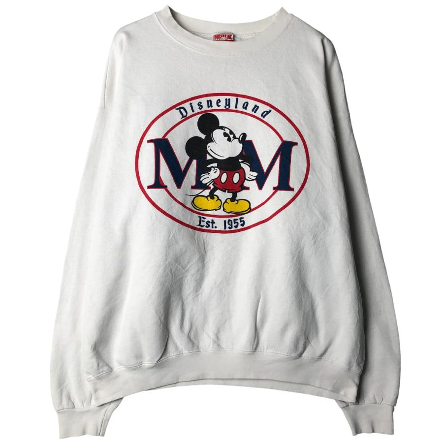 90s USA製古着・三つ目ミッキートレーナー 驚きの破格値，送料無料 USA製 90's Vintage 三つ目ミッキー Sweat