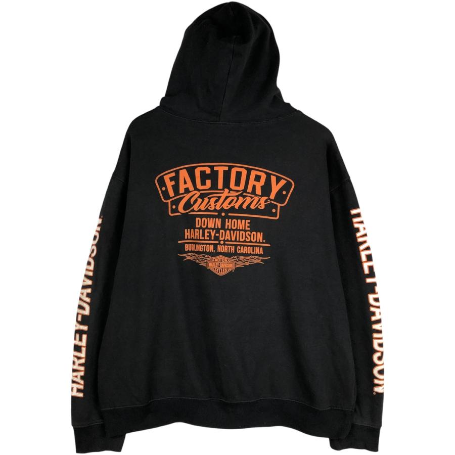古着 ハーレーダビッドソン Harley-Davidson フルジップスウェット