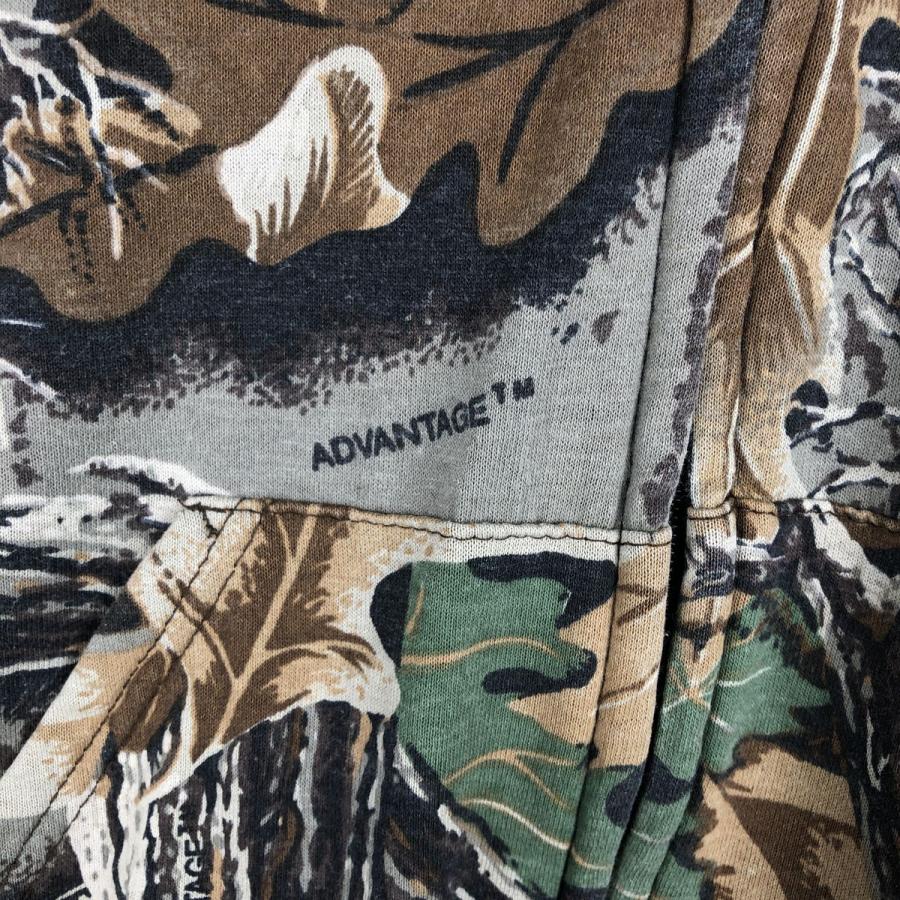 古着 ACE SPORTSWEAR 迷彩柄 リアルツリーカモ スウェットフルジップ 