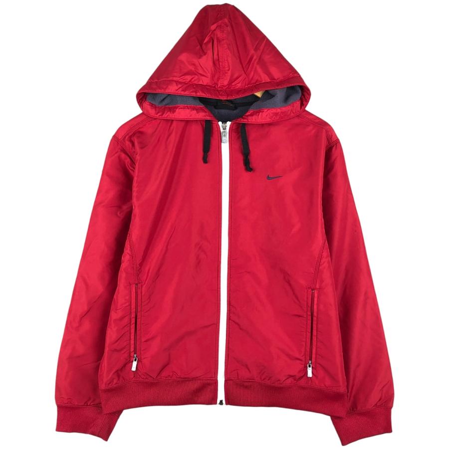 古着 90年代 ナイキ NIKE フード付き ウインドブレーカー レディースL相当 ヴィンテージ/eaa606103 NIKE（ナイキ） 古着 90年代 フード付き ウインドブレーカー