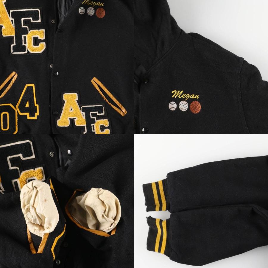 古着 90~00年代 HOLLOWAY カレッジ セーラーカラー フード付き 中綿