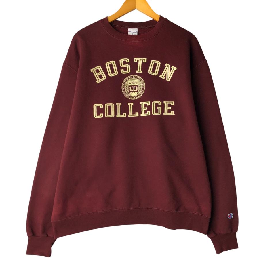 Champion　ボストン大学　カレッジスウェット　Mサイズ Champion（チャンピオン） 古着 Champion BOSTON ボストン大学
