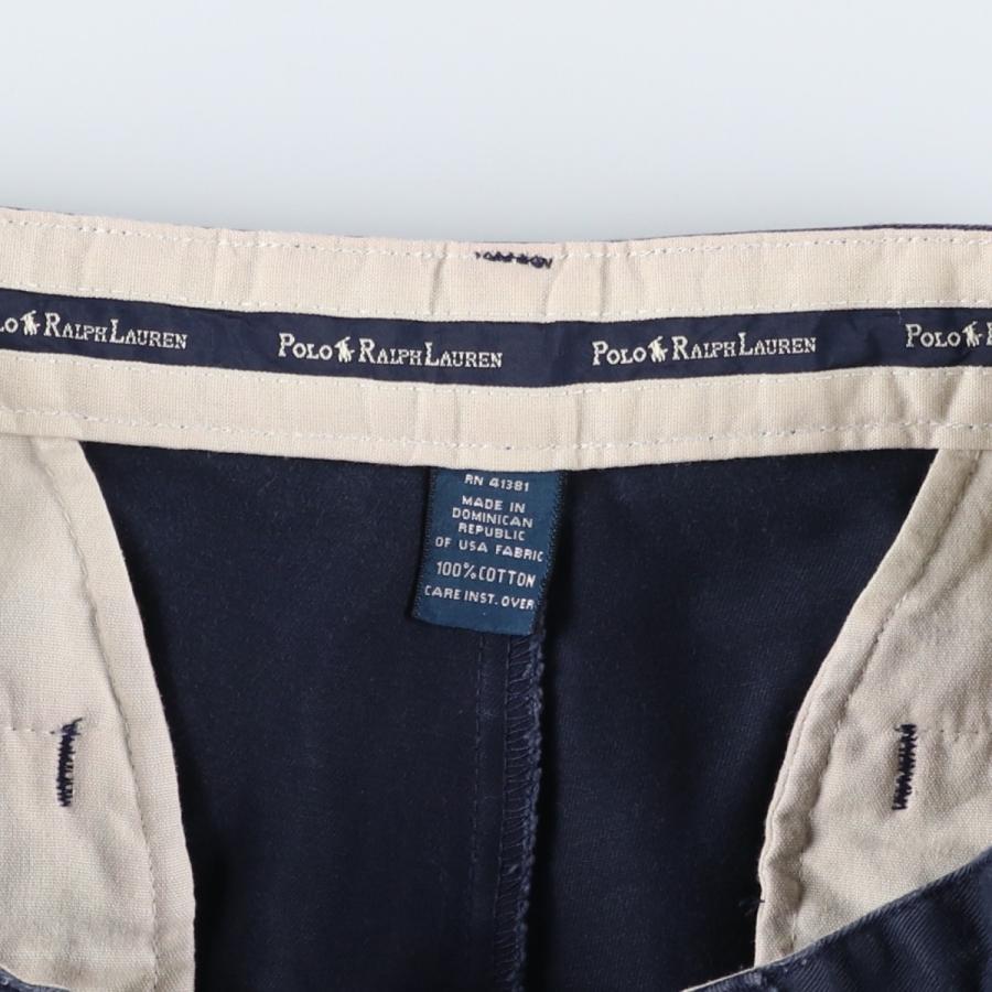 古着 ラルフローレン Ralph Lauren Polo ツータック チノパンツ メンズ
