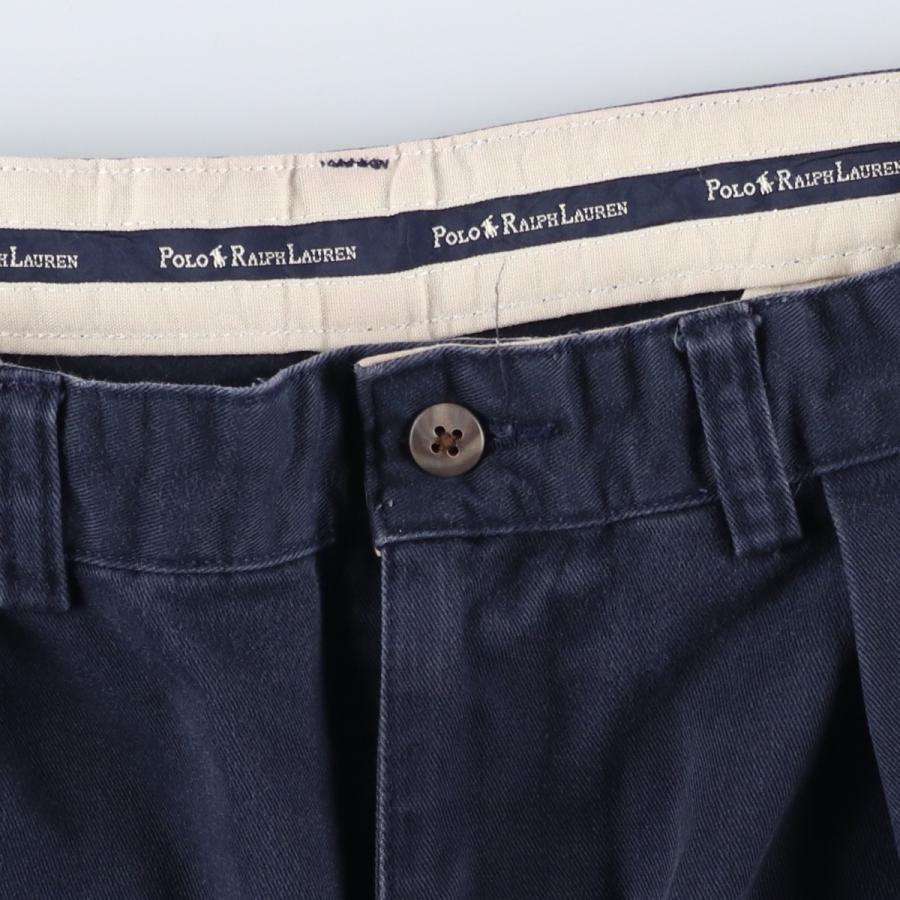 古着 ラルフローレン Ralph Lauren Polo ツータック チノパンツ メンズ