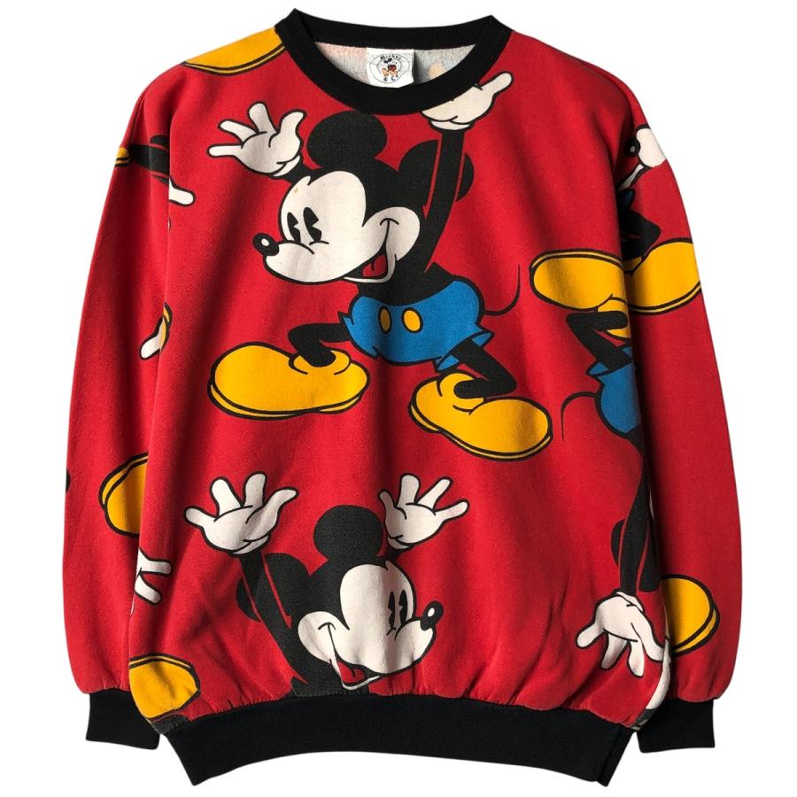 古着 90年代 Micky and Co. ミッキーマウス オールオーバープリント
