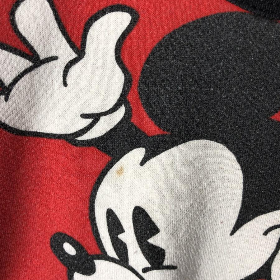 古着 90年代 Micky&Co. MICKEY MOUSE ミッキーマウス オールオーバープリント キャラクタースウェットシャツ トレーナー レディースL相当 ヴィンテージ/eaa606236 古着 90年代 Micky and Co. ミッキーマウス オールオーバープリント