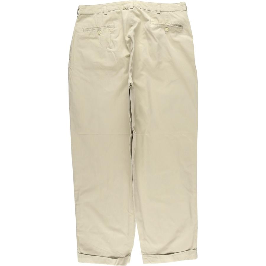 古着 ラルフローレン Ralph Lauren POLO by ツータック チノパンツ