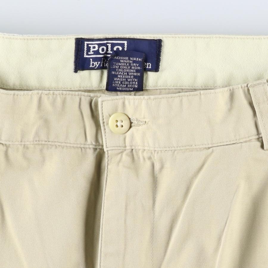 古着 ラルフローレン Ralph Lauren POLO by ツータック チノパンツ