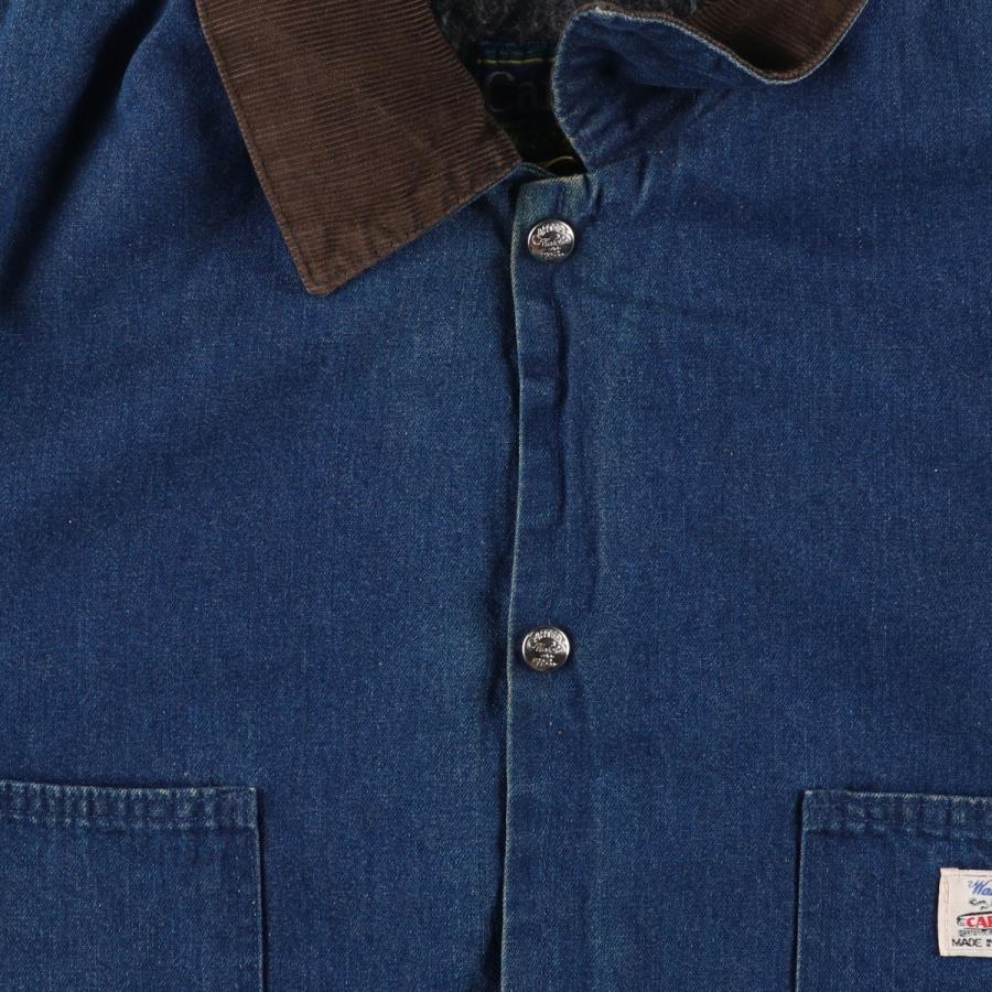 古着 70年代~ Carter's バットダイ デニムカバーオール USA製 メンズL