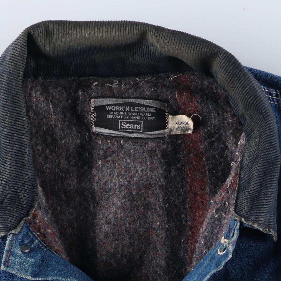 古着 70年代 シアーズ Sears WORK'N LEISURE デニムカバーオール
