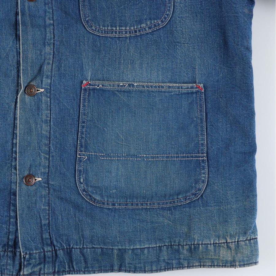 70s Sears WORK & LEISURE デニムカバーオール M 古着 70年代 シアーズ Sears WORK'N LEISURE デニムカバーオール