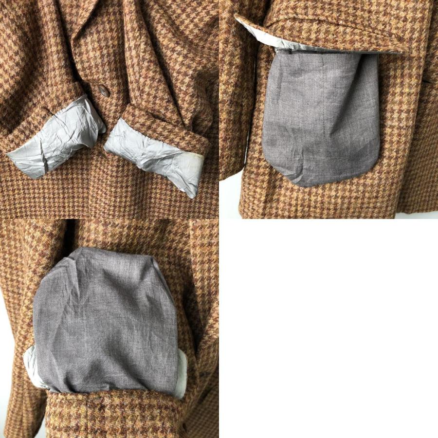 ハリスツイード テーラードジャケット 千鳥柄 ウール 日本製 エルボーパッチ HARRIS TWEED（ハリスツイード） 80's HARRIS TWEED 2釦 ツイード