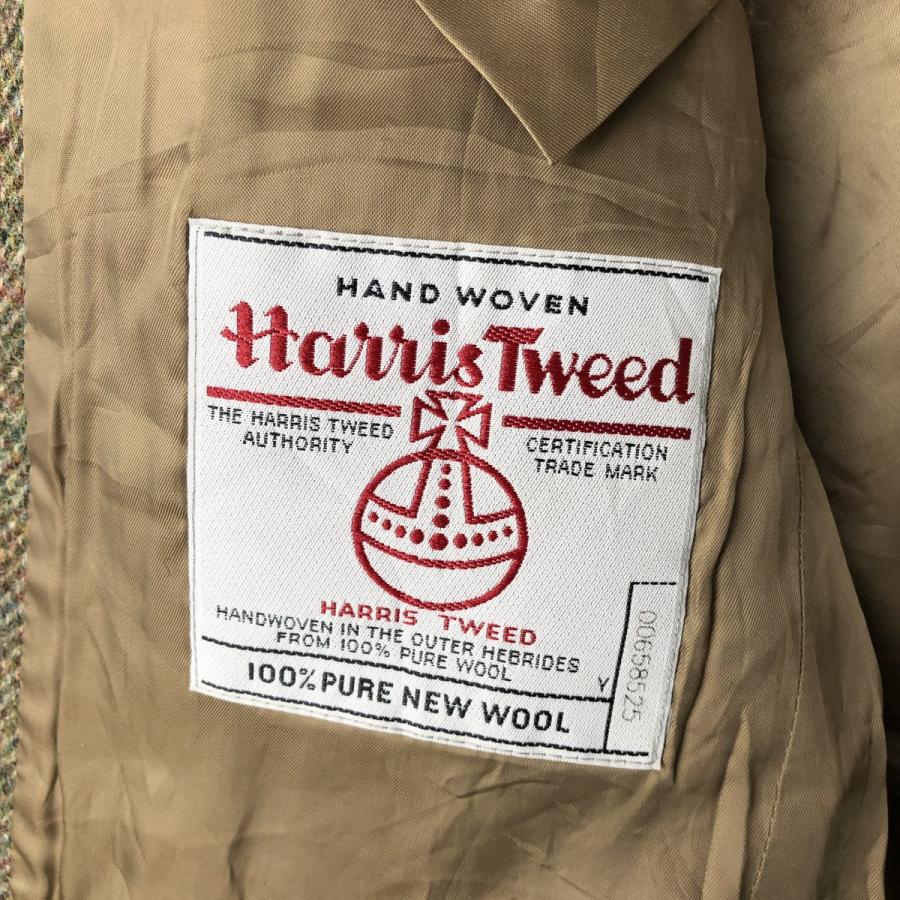 HARRIS TWEED（ハリスツイード） 古着 90年代 チェック柄 ヘリンボーン