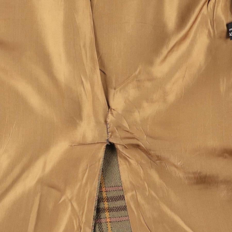 Aquascutum（アクアスキュータム） 古着 チェック柄 ウールテーラード 