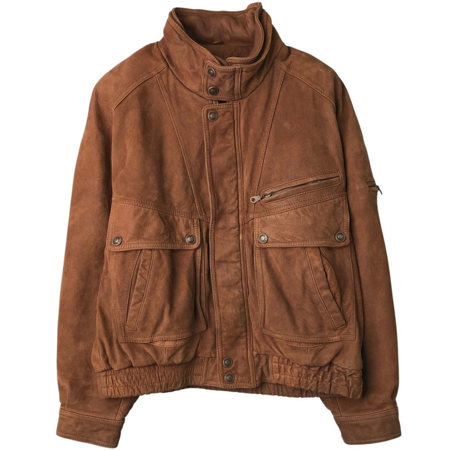 WILSONS ウィルソンズ　レザースポーツジャケット 本革 ヴィンテージ 古着 ウィルソンズ WILSONS ADVENTURE BOUND スタンドカラー 中綿入り