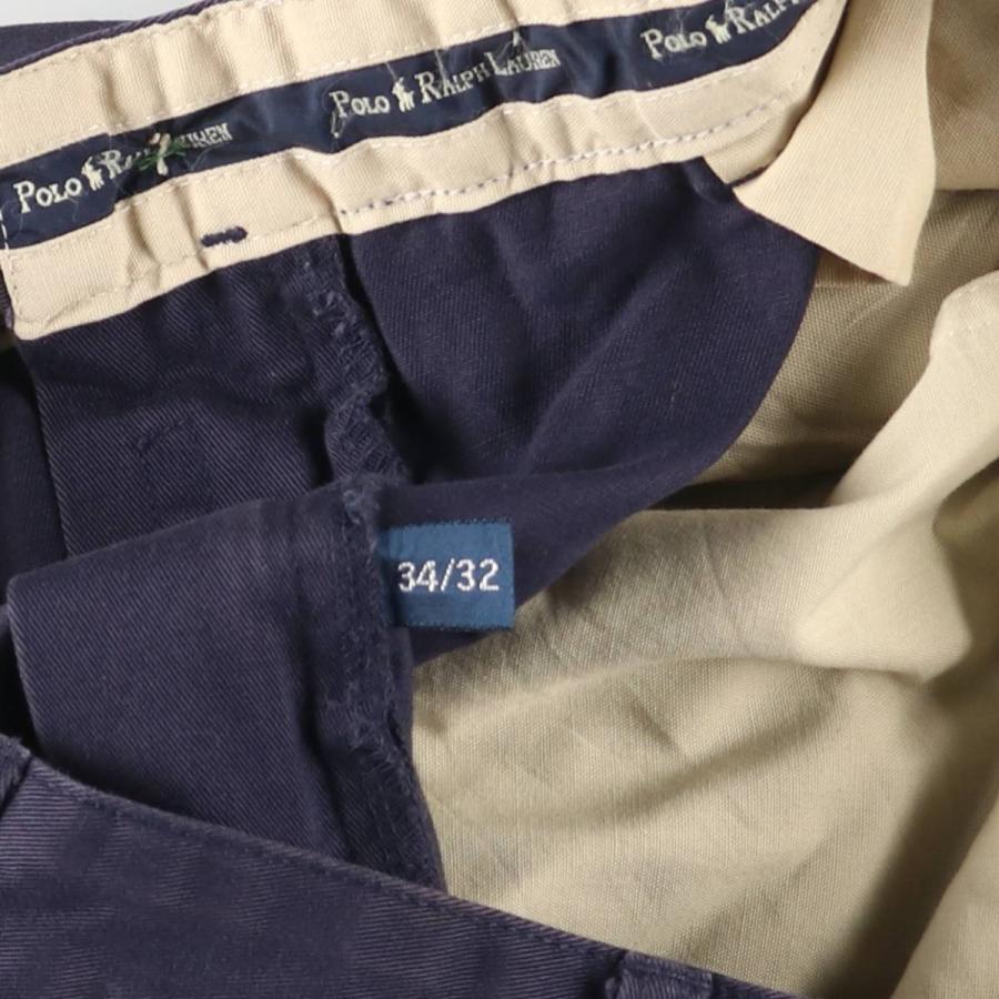 古着 ラルフローレン Ralph Lauren Polo ANDREW ツータック チノパンツ
