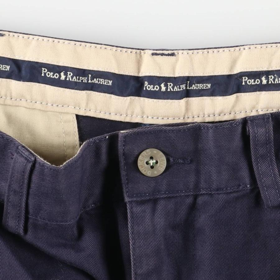 古着 ラルフローレン Ralph Lauren Polo ANDREW ツータック チノパンツ