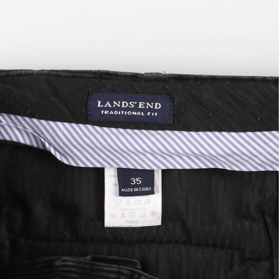 古着 ランズエンド LANDS'END TRADITIONAL FIT ツータック