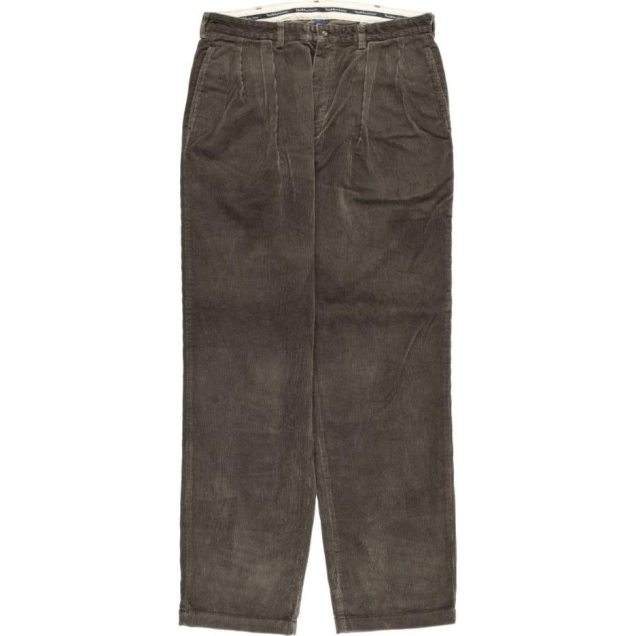 Polo By Ralph Lauren ツータック コーデュロイ パンツ BK 古着 ラルフローレン Ralph Lauren Polo ツータック コーデュロイ